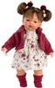 Llorens 1033146 Puppe Vera mit brünetten Haaren und braunen Augen, Babypuppe...