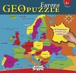 AMIGO Spiel + Freizeit 60349509 Amigo 00380 - GeoPuzzle - Europa, 58 Teile,