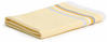 möve Summer Piquée Handtuch 50 x 100 cm aus 100% Baumwolle, Snow/Yellow