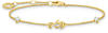 THOMAS SABO Damen Armband Seepferdchen Gold 925 Sterlingsilber, 750 Gelbgold