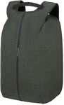 Samsonite Securipak - Laptoprucksack 15.6 Zoll, 44 cm, 17 L, Gr&uuml;n (Foliage Green)