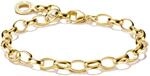 THOMAS SABO Charm-Armband klassisch vergoldet 750 Gelbgold Vergoldung, 925