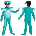 Minecraft Diamantr&uuml;stung Kinderkost&uuml;m, offiziell lizenziert von Disguise,...