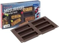 Lurch FlexiForm M&uuml;sliriegel 6Fach / Backform aus 100% BPA-freiem Platin Silikon