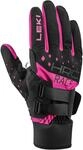 LEKI HRC Race Shark Handschuhe, Black-pink, EU 9