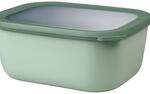 Mepal - Multi Bowl Rectangular Cirqula - 3000 ml - Nordic sage | Mikrowellen...