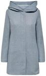 ONLY Women's ONLSEDONA Light Coat OTW NOOS Mantel, Blue Fog/Detail:Melange, S