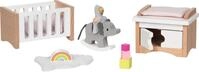 goki 51500 - Puppenm&ouml;bel Style, Babyzimmer - Kinderzimmerausstattung f&uuml;r das