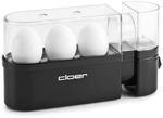Cloer 6020 Eierkocher, bis zu 3 Eier, akustische Fertigmeldung, herausnehmbarer