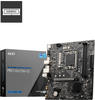 MSI PRO H610M-G Motherboard, Micro-ATX - Unterstützt Intel Core Prozessoren...