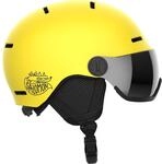 Salomon Orka Visor Kinder Helm Ski Snowboarden, Integrierter Komfort, einfach