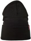Levi's Unisex New Slouchy Beanie W Red Tab Detail Strickm&uuml;tze, Schwarz (Black), One