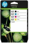 HP 937 Schwarz, Cyan, Magenta, Gelb, Original Druckerpatronen Multipack | Tinte...