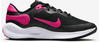 Nike Revolution 7 (GS) Sneaker, Black/Hyper Pink-WHI, 36 EU