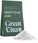 GreatVita MSM Pulver 1000g - 99,9% Methylsulfonylmethan, feiner & organischer