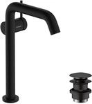 hansgrohe Tecturis S Fine - Waschtischarmatur mit Push-Open Ablauf,...