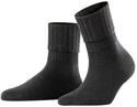 FALKE Damen Socken Striggings Rib W So Wolle einfarbig 1 Paar, Schwarz Black 3009,