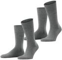 ESPRIT Herren Basic Easy 2-Pack Socken Baumwolle atmungsaktiv | mit glitzerndem