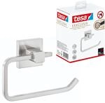tesa EXXCLUSIV Toilettenpapierhalter ohne Deckel, verchromt - zur Wandbefestigung