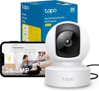 Tapo TP-Link C212 360&deg; WLAN &Uuml;berwachungskamera, Ethernet/Wi-Fi-Anschluss,2K