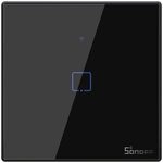 SONOFF INTERRUPTOR T&Aacute;CTIL WIFI T3EU1C-T - Touch - Drucktaste - AUF-AUF-AN - Black