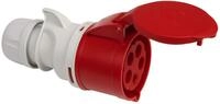 Kopp 182600009 CEE Kupplung, 5-polig, 32 A, 400 V, rot