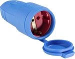 as - Schwabe Gummikupplung 230 V / 16 A mit Schutzkappe - Schuko Kupplung mit