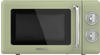 Cecotec Mikrowelle mit Grill Proclean 3110 Retro Green Mechanische, 700 W in 6