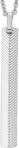 Fossil Herren-Halskette, Harlow Linear Texture Chain Halskette