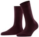 FALKE Damen Socken Family W So nachhaltige Baumwolle einfarbig 1 Paar, Rot...