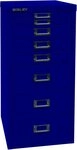BISLEY MultiDrawer, 29er Serie, DIN A4, 8 Schubladen, Metall, 639 Oxfordblau,...