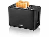 Cloer 3930 Digitaler Toaster für 2 Scheiben, Touch-Funktion, 750-900 W,