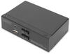 DIGITUS KVM-Switch HDMI – 2-Port Single-Display – 2 PC 1 Monitor – 1x...