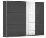Rauch M&ouml;bel KRONACH, Schwebet&uuml;renschrank, Grau metallic, Breite 261 cm