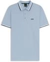 BOSS Herren Paddy Polo, Light/Pastel Blue450, XL EU