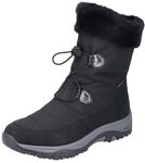 Rieker M9683-00 Damen Winterstiefel Textil/Synthetik schwarz schwarz