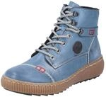Rieker Damen Stiefel Z6644-14 blau Gr. 38