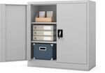 Jan Nowak Kleiner Aktenschrank C001B B&uuml;roschrank Metallschrank Lagerschrank 2