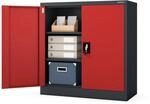 Jan Nowak Aktenschrank B&uuml;roschrank Metall, abschlie&szlig;bar, 93x90x40 cm 