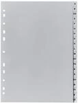 Exacompta 1720B Recycling Kunststoff-Register 20 Blatt mit bedruckten Taben A-Z...