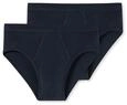 Schiesser Herren 2 Pack Sportslip mit Eingriff - Essential Feinripp