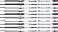 Schneider 7512 Kugelschreibermine 75 (Strichst&auml;rke M) 10er Pack, rot