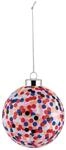 Alessi Proust AM43 2 - Design Weihnachtskugel aus mundgeblasenem Glas, Handdekoriert