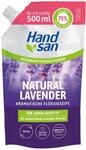 Hand san Fl&uuml;ssigseife Natural Lavender im Nachf&uuml;llbeutel | mit nat&uuml;rlichem