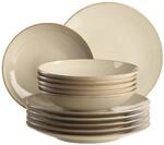M&Auml;SER 931734 Ossia, Teller-Set f&uuml;r 6 Personen im mediterranen Vintage-Look,