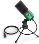 FIFINE Mikrofon PC USB, Microphone f&uuml;r MAC PS4 PS5, Studio Microfon mit St&auml;nder,