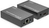 DIGITUS HDMI IP Extender Set, Full HD (1080p/60Hz), 120m Reichweite, Schwarz