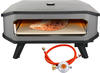 Cozze® 17" Gas-Pizzaofen mit Thermometer, Pizzastein, Regler und Schlauch 8,0...