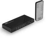 LINDY 38232 &ndash; HDMI 18G Switch, 3 Ports &ndash; W&auml;hlen Sie 1 von 3 4K@60 Hz...