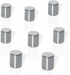 SIGEL Neodym-Magnete Zylinderform 8er Set Silber 8x10 mm BeBoard